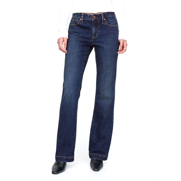 GAP Women's Low Rise Long And Lean Stretch Denim Jeans Pant Size 8 - Picture 1 of 9